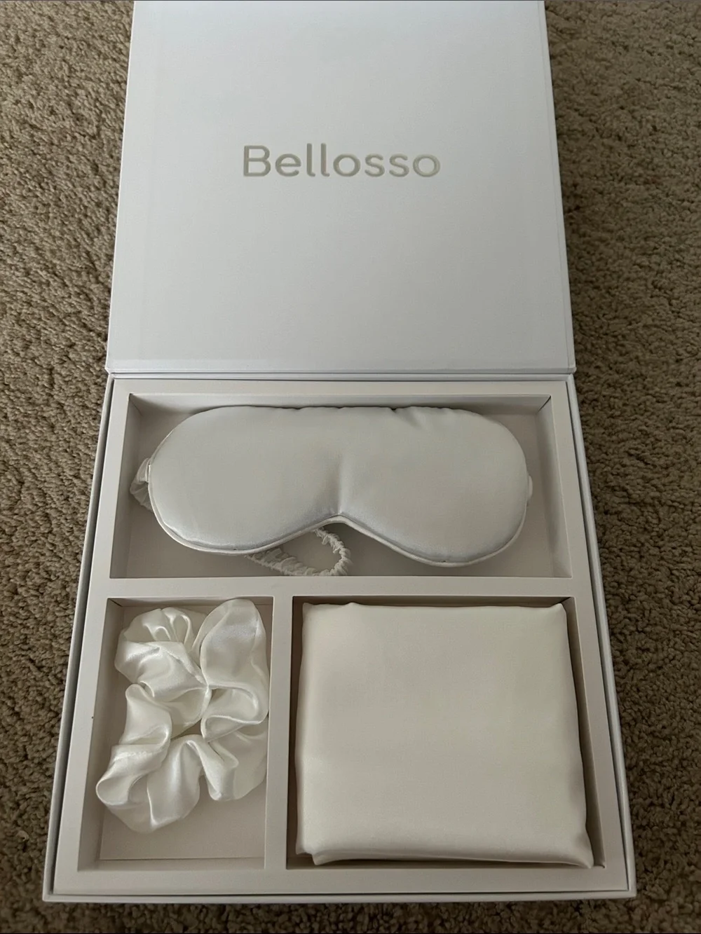 Bellosso Beauty Sleep Set - 100% Pure Mulberry Silk New Beauty - BRAND NEW